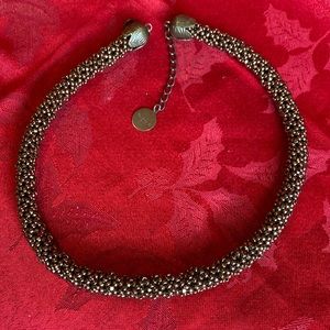 VINTAGE TWISTED BRAIDED FASHION BIB COLLAR TRIBAL NECKLACE